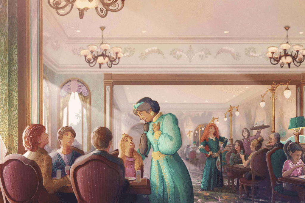 Dining with Disney characters at Disneyland Paris